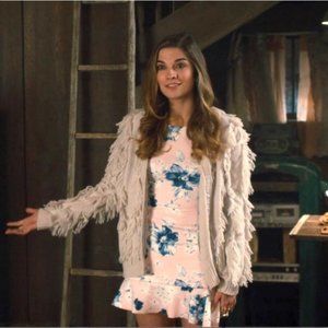 GAP fringe sweater, similar to Alexis's on Shitts's Creek